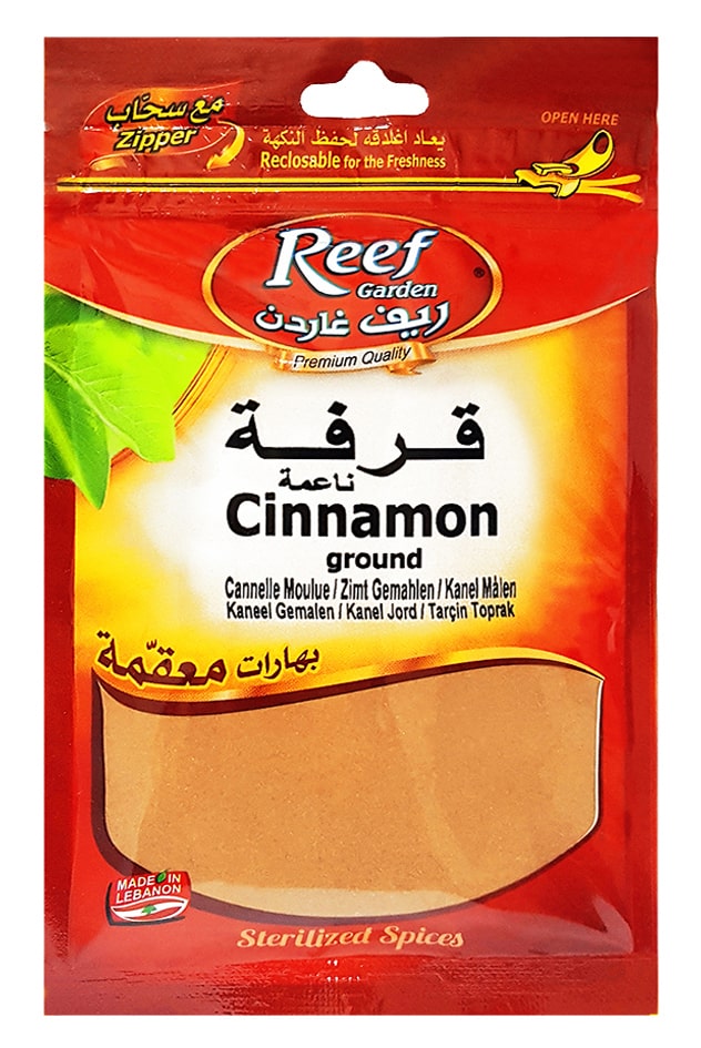 Cinnamon Reef Garden premium cinnamon - Lebanese spices for cooking and baking / قرفة فاخرة من Reef Garden - بهارات لبنانية للطهي والخبز